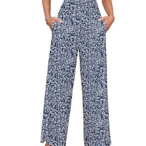 Women Casual High Waisted Palazzo Pants